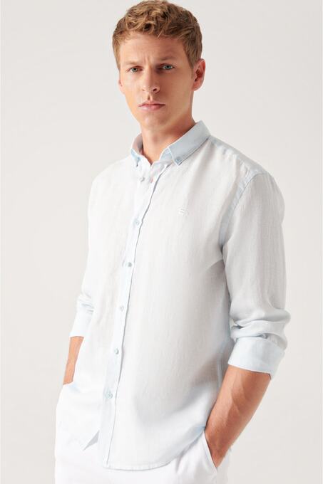 پیراهن آستین بلند مردانه آوا