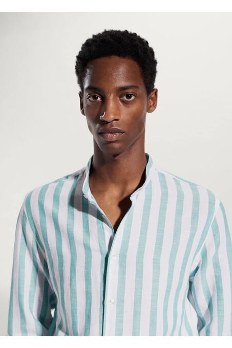 پیراهن آستین بلند مردانه منگو