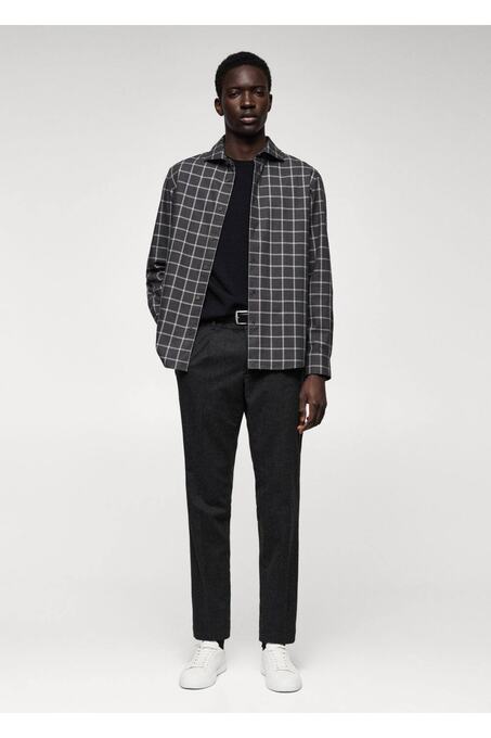 پیراهن آستین بلند مردانه منگو