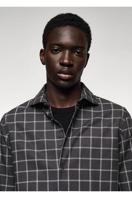 پیراهن آستین بلند مردانه منگو