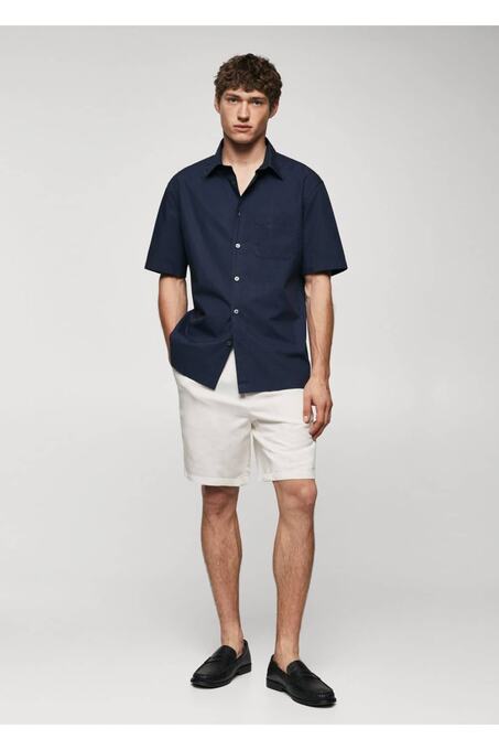 پیراهن آستین کوتاه مردانه منگو