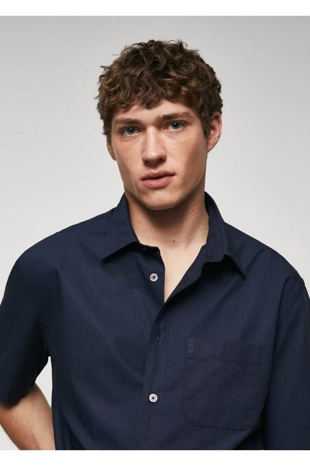 پیراهن آستین کوتاه مردانه منگو