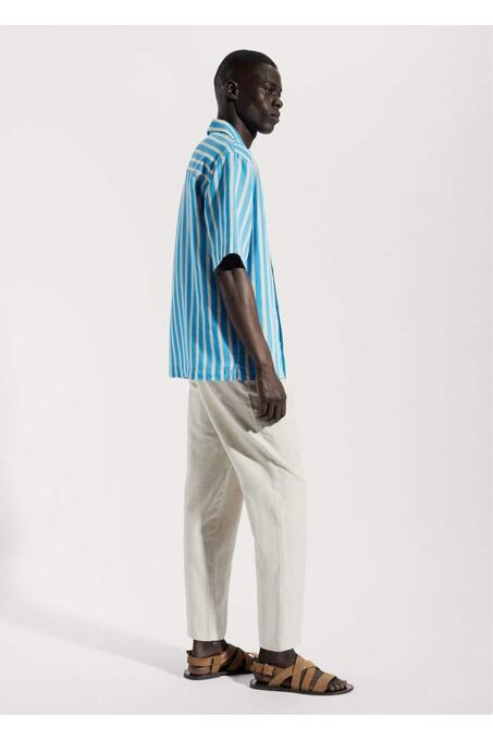 پیراهن آستین کوتاه مردانه منگو