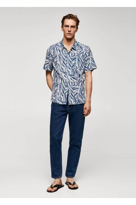 پیراهن آستین کوتاه مردانه منگو