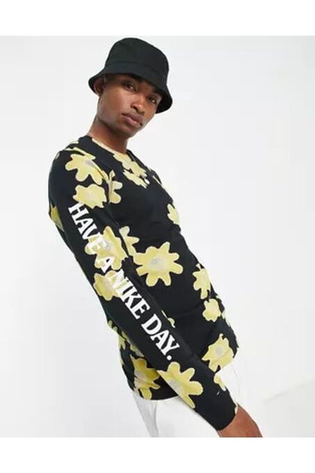 تی شرت آستین بلند مردانه نایک