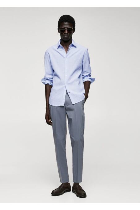 پیراهن آستین بلند مردانه منگو