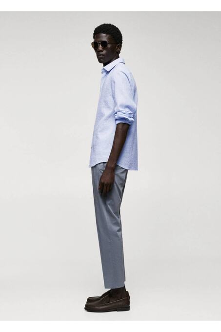 پیراهن آستین بلند مردانه منگو