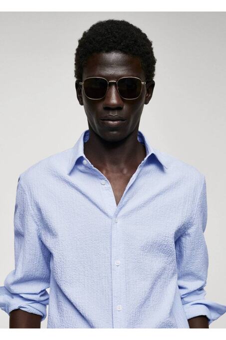 پیراهن آستین بلند مردانه منگو