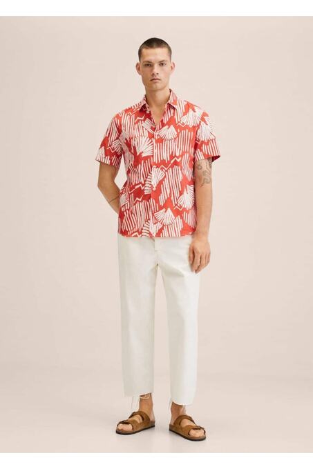 پیراهن آستین کوتاه مردانه منگو