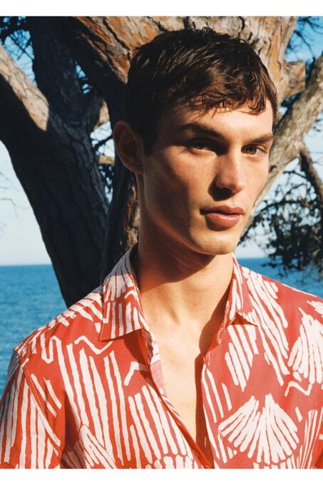 پیراهن آستین کوتاه مردانه منگو