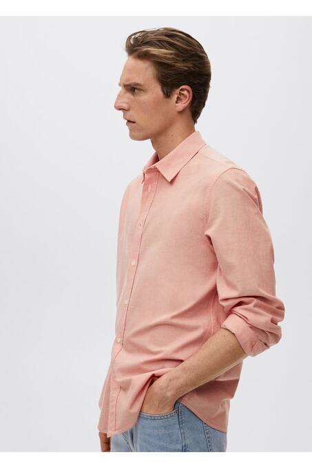 پیراهن آستین بلند مردانه منگو