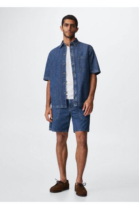 پیراهن آستین کوتاه مردانه منگو