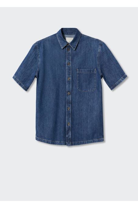 پیراهن آستین کوتاه مردانه منگو