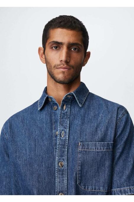 پیراهن آستین کوتاه مردانه منگو