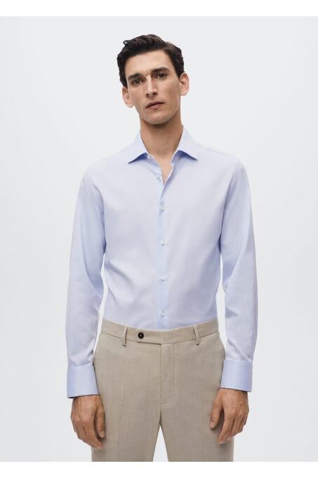 پیراهن آستین بلند مردانه منگو