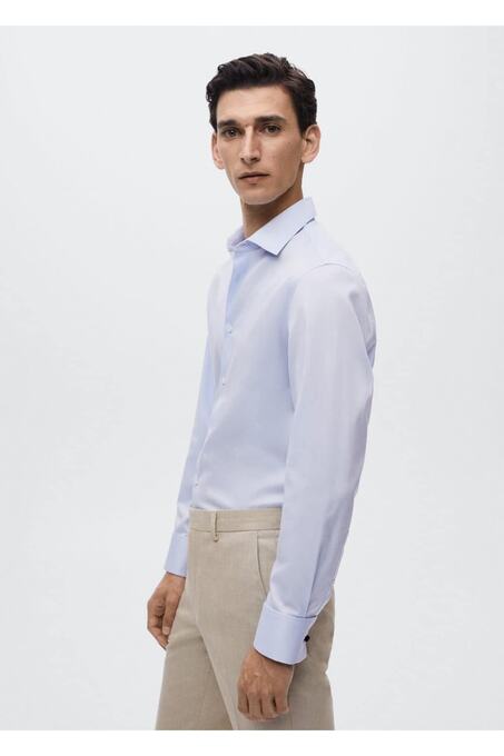 پیراهن آستین بلند مردانه منگو