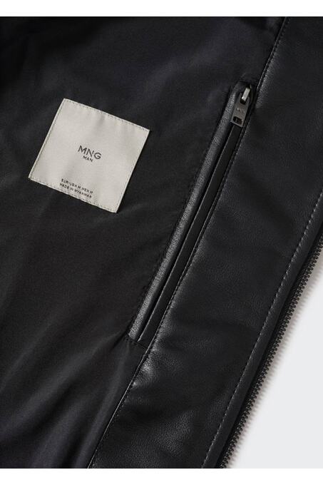 کاپشن چرم مردانه منگو