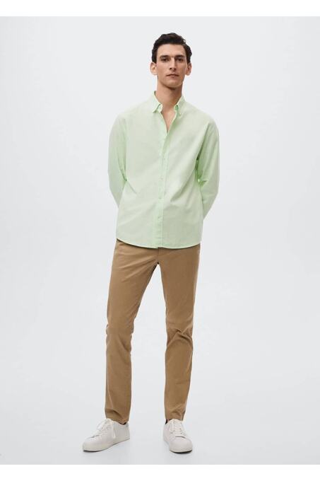 پیراهن آستین بلند مردانه منگو