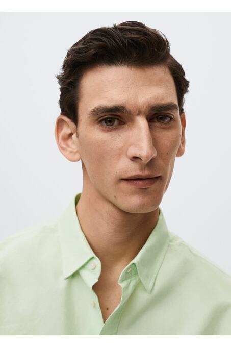 پیراهن آستین بلند مردانه منگو