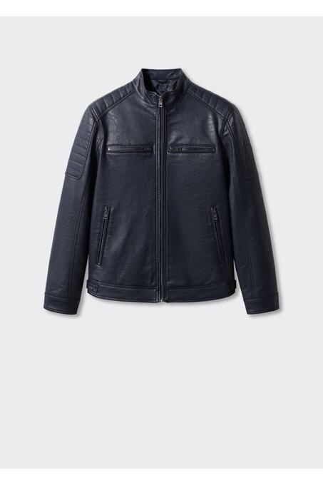 کاپشن چرم مردانه منگو