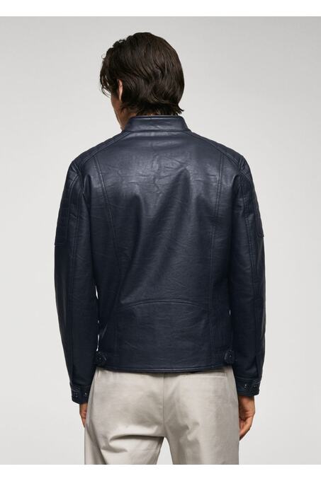 کاپشن چرم مردانه منگو