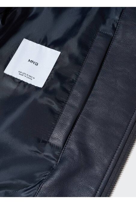 کاپشن چرم مردانه منگو