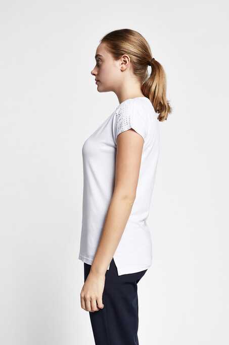 تی شرت آستین کوتاه سفید تی شرت آستین کوتاه زنانه لسکون