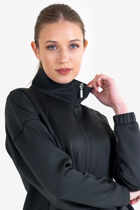 سویشرت و هودی سیاه سویشرت و هودی زنانه لسکون