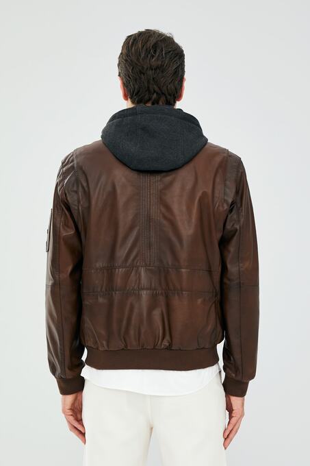 کاپشن چرم مردانه دری مد