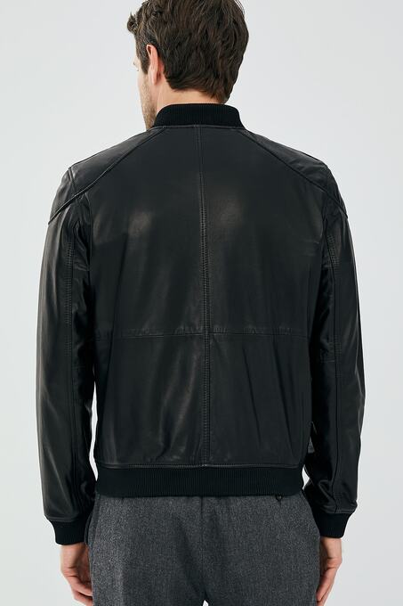 کاپشن چرم مردانه دری مد