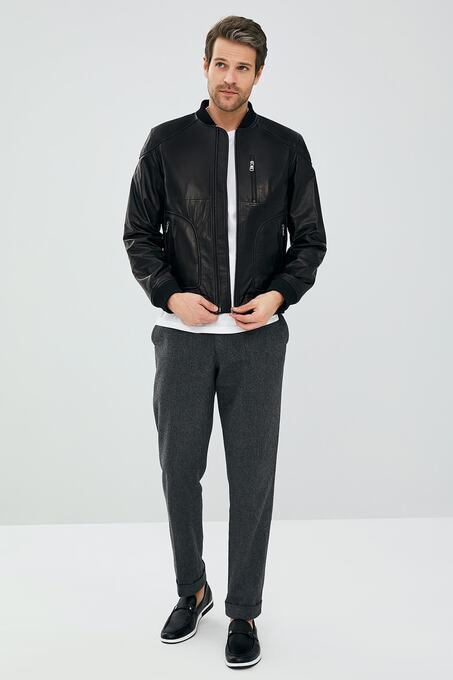 کاپشن چرم مردانه دری مد