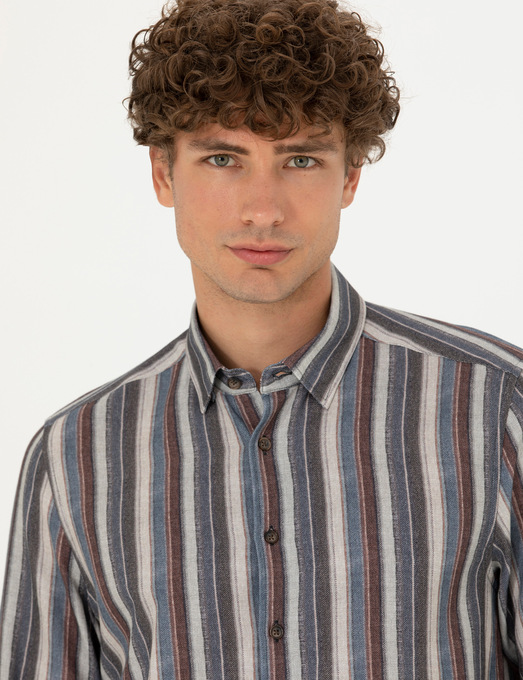 پیراهن آستین بلند مردانه پیر کاردین