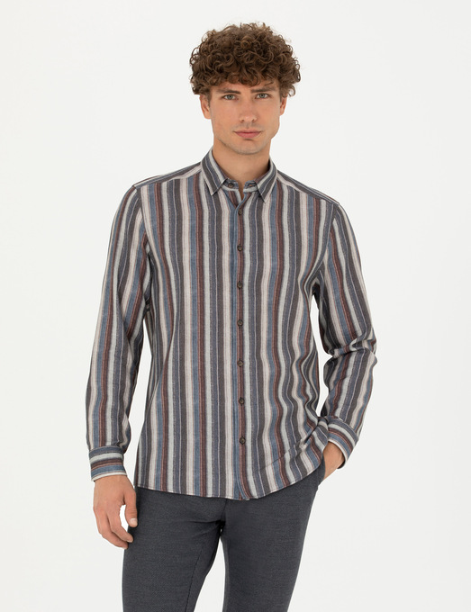 پیراهن آستین بلند مردانه پیر کاردین