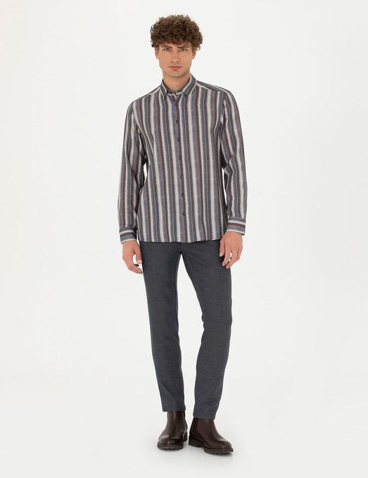 پیراهن آستین بلند مردانه پیر کاردین