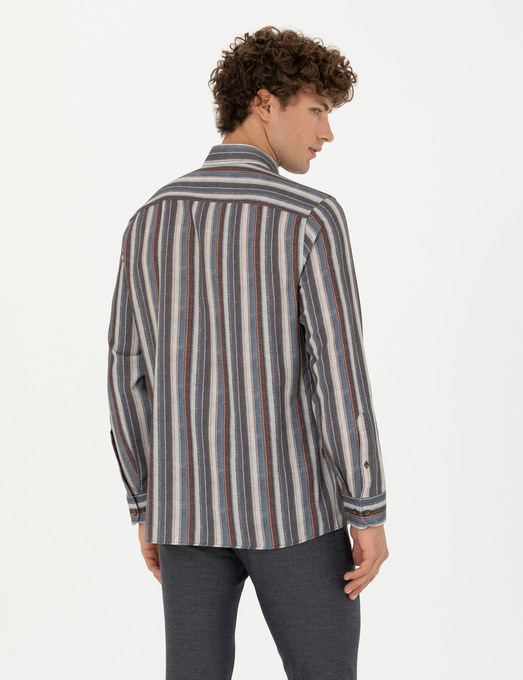 پیراهن آستین بلند مردانه پیر کاردین