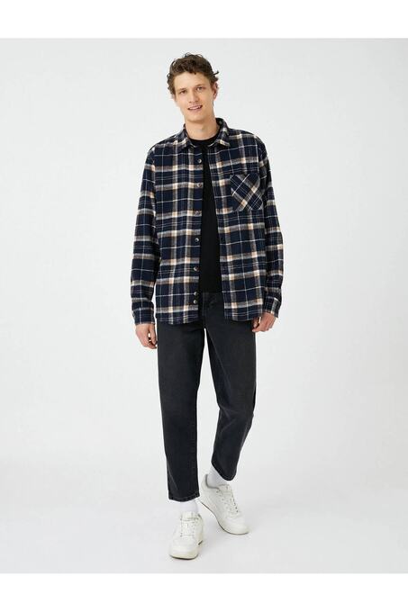 پیراهن آستین بلند مردانه کوتون