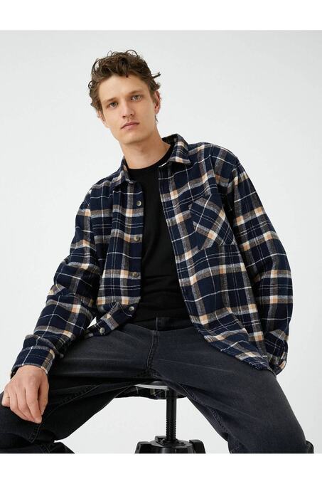 پیراهن آستین بلند مردانه کوتون