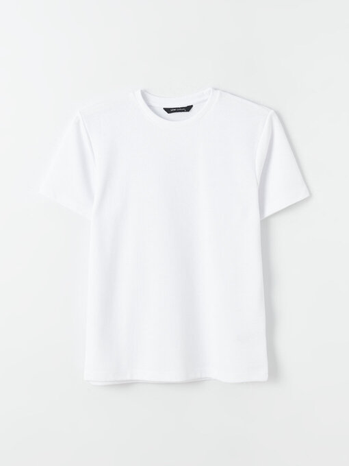 تی شرت آستین کوتاه سفید تی شرت آستین کوتاه مردانه ال سی وایکیکی