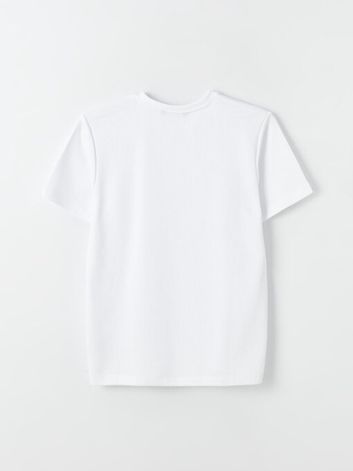 تی شرت آستین کوتاه سفید تی شرت آستین کوتاه مردانه ال سی وایکیکی