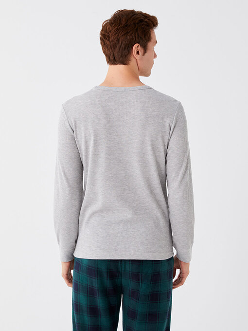 تی شرت آستین بلند مردانه ال سی وایکیکی