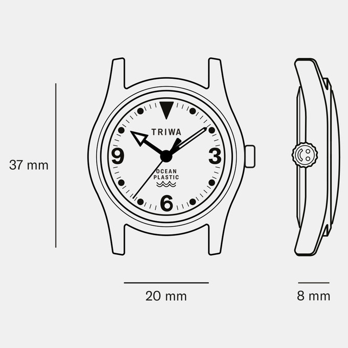 ساعت مچی آنالوگ مشترک تریوا