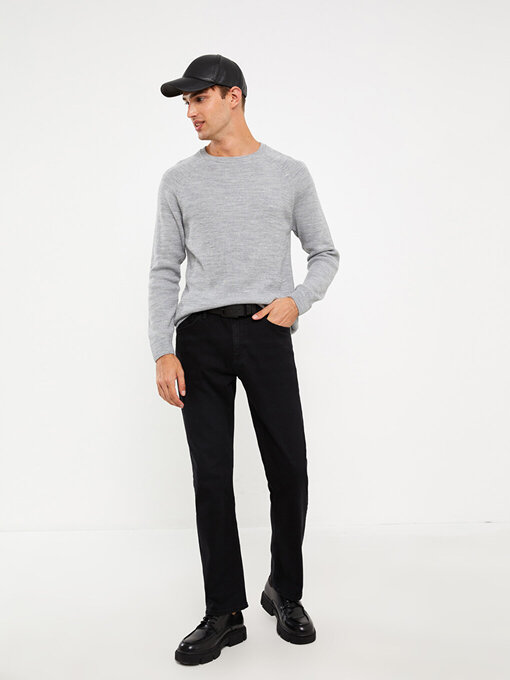 پلیور طوسی پلیور مردانه ال سی وایکیکی