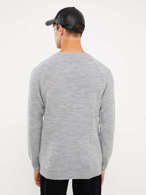 پلیور طوسی پلیور مردانه ال سی وایکیکی