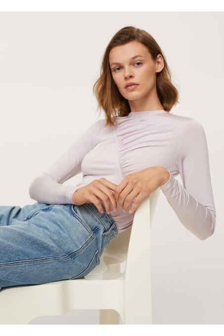 تی شرت آستین بلند زنانه منگو