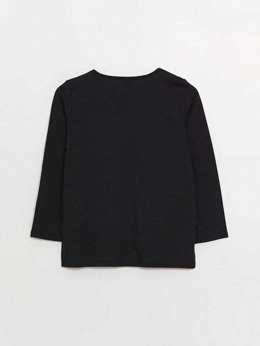 تی شرت آستین بلند زنانه ال سی وایکیکی