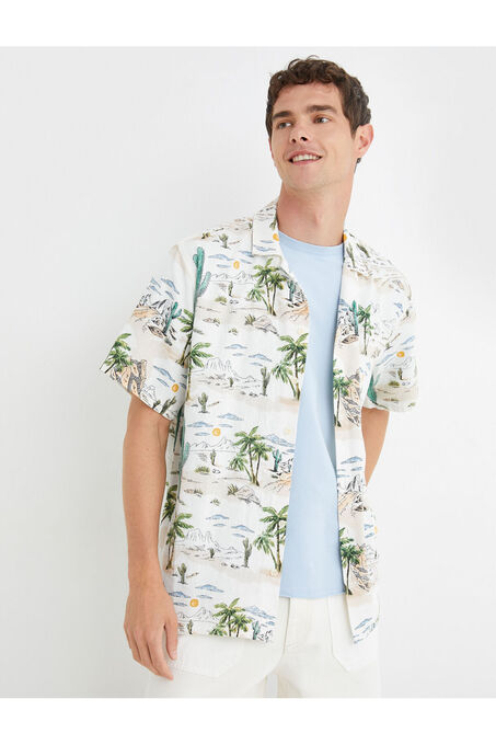 پیراهن آستین کوتاه مردانه کوتون