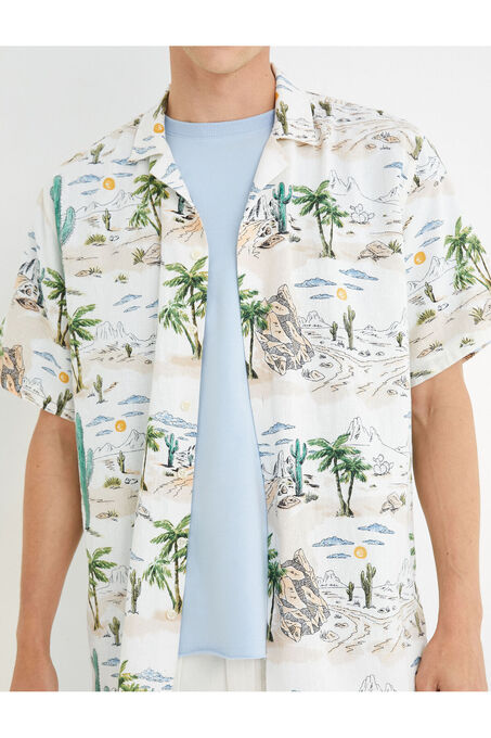 پیراهن آستین کوتاه مردانه کوتون