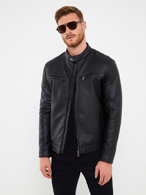 کاپشن چرم مردانه ال سی وایکیکی