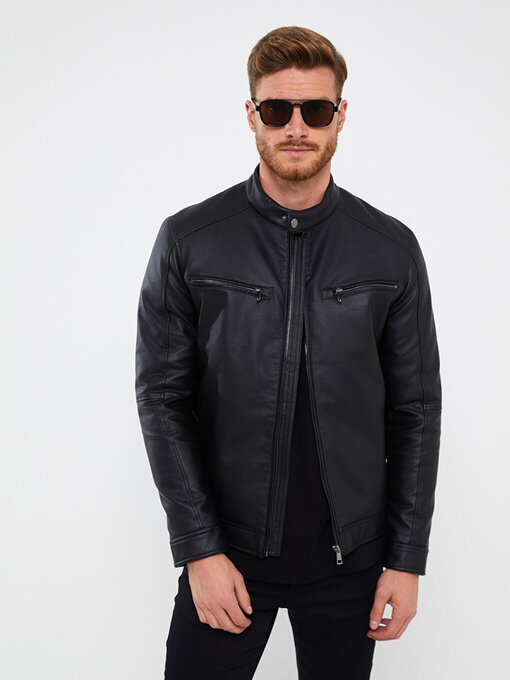 کاپشن چرم مردانه ال سی وایکیکی