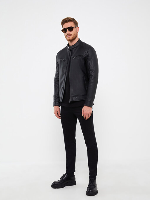 کاپشن چرم مردانه ال سی وایکیکی